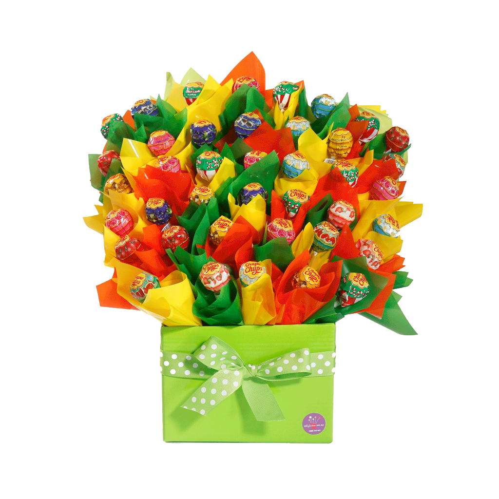 Chupa Chup Lolly Bouquet Gift Hamper taste buds