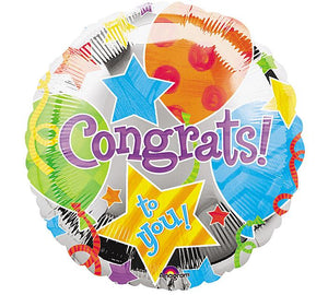 Balloon Congrats Large Helium 17inch