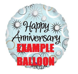 BALLOON - Large Colourful Helium 17" Balloon Example Picture 