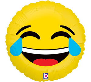 Balloon Laughing Emoji Large Helium 17inch