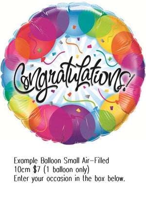 Balloon Small Ait Filled Example Image Congrats Occasion