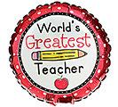 Balloon World's Greatest Teacher