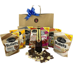 Lollylicious - Darrel Lea™ chocolate hamper with Crown Lager